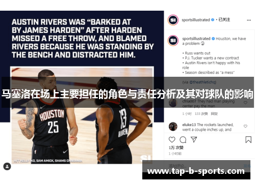 马塞洛在场上主要担任的角色与责任分析及其对球队的影响